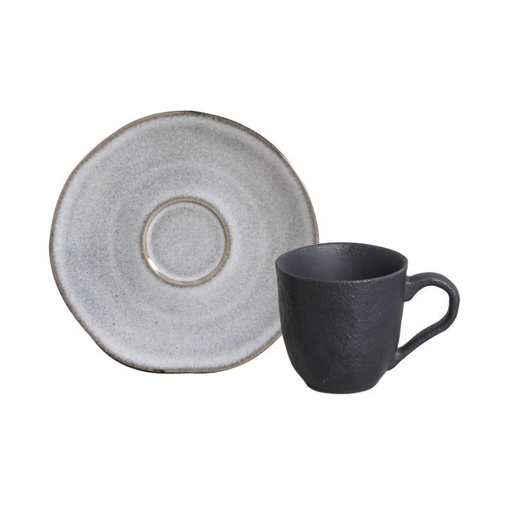 Non-Toxic Ceramic Cup &amp; Saucer Dinnerware Set, 6 Ct.