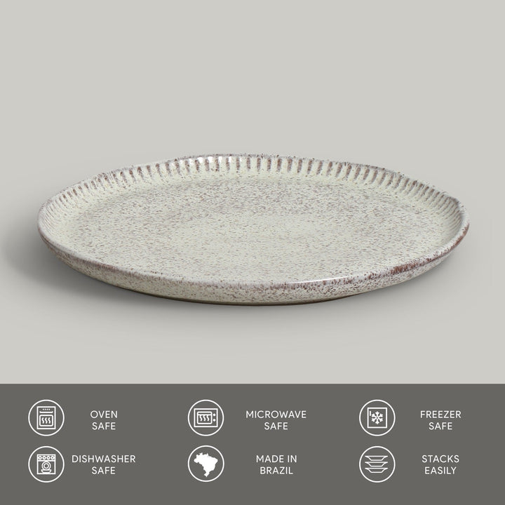 Non-Toxic Porcelain Dessert Dinnerware Set, 6 Ct.