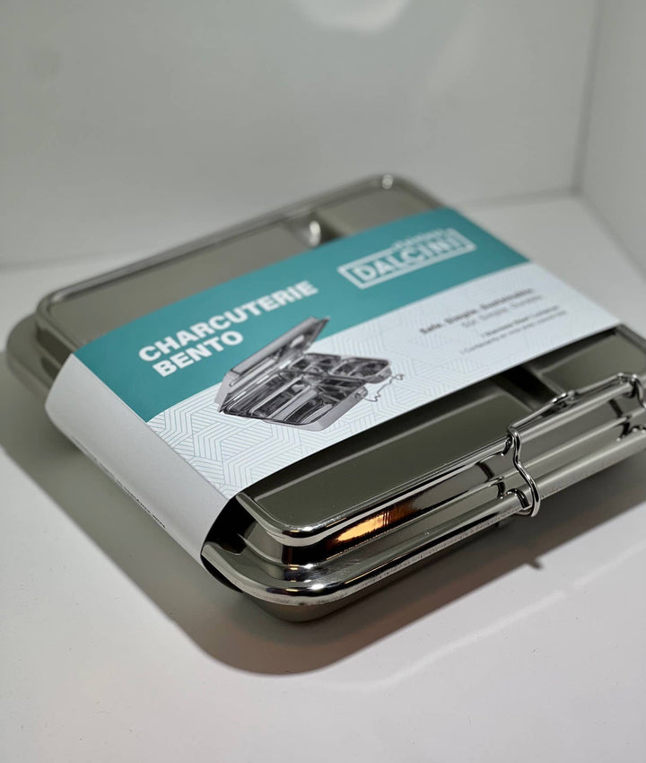 Food-Grade Stainless Steel Bento Box, 4-Section