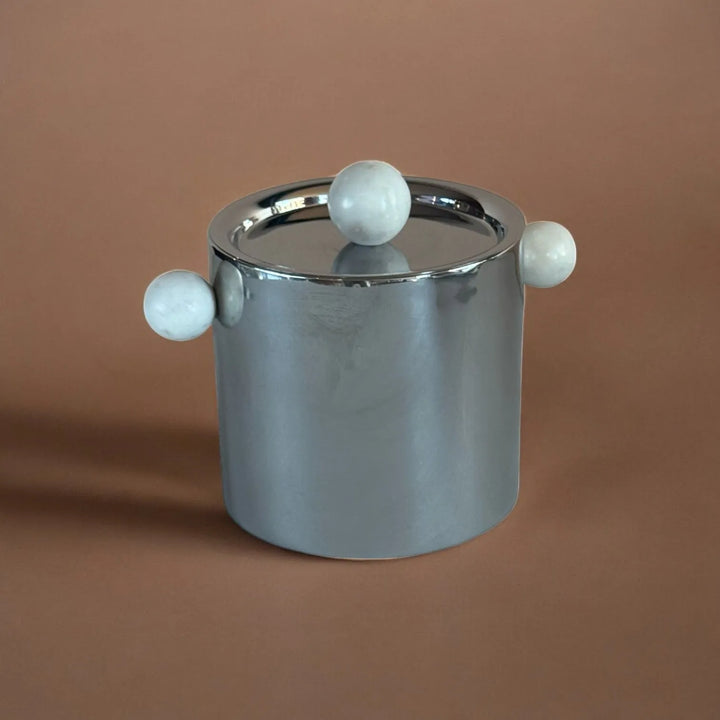Marble Stainless Steel Ice Bucket
