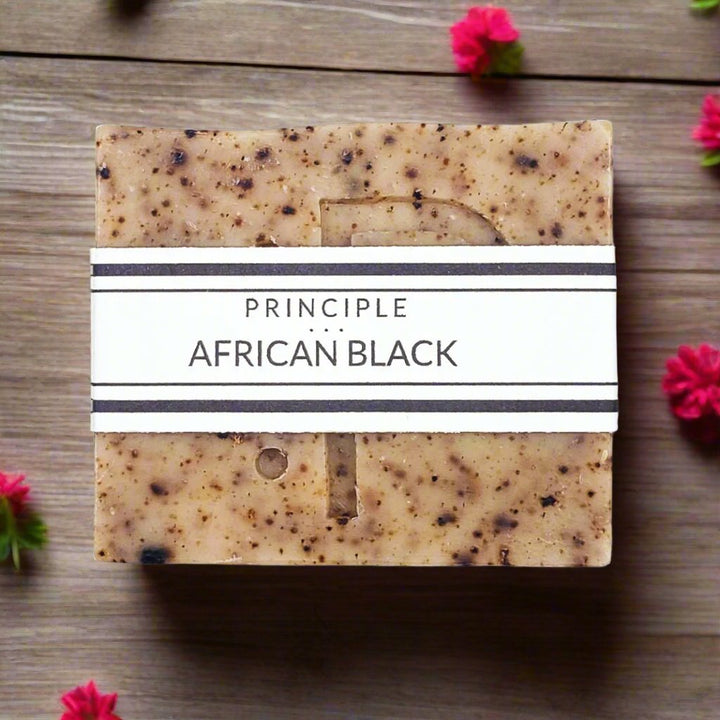 Vegan African Black Exfoliating Bar Soap, 4 oz.