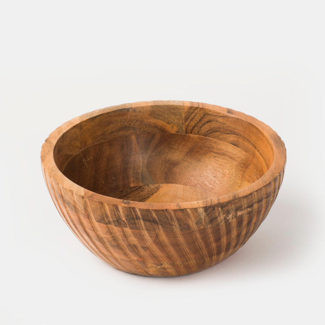Handcrafted Acacia Wood Stacking Serveware Bowls, 3 Ct.