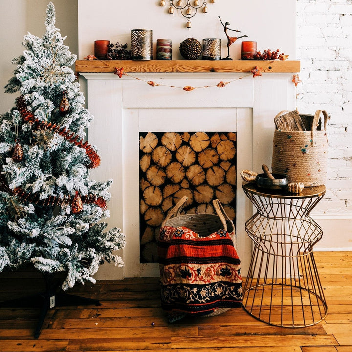 Handcrafted Fair Trade Jute Storage Basket
