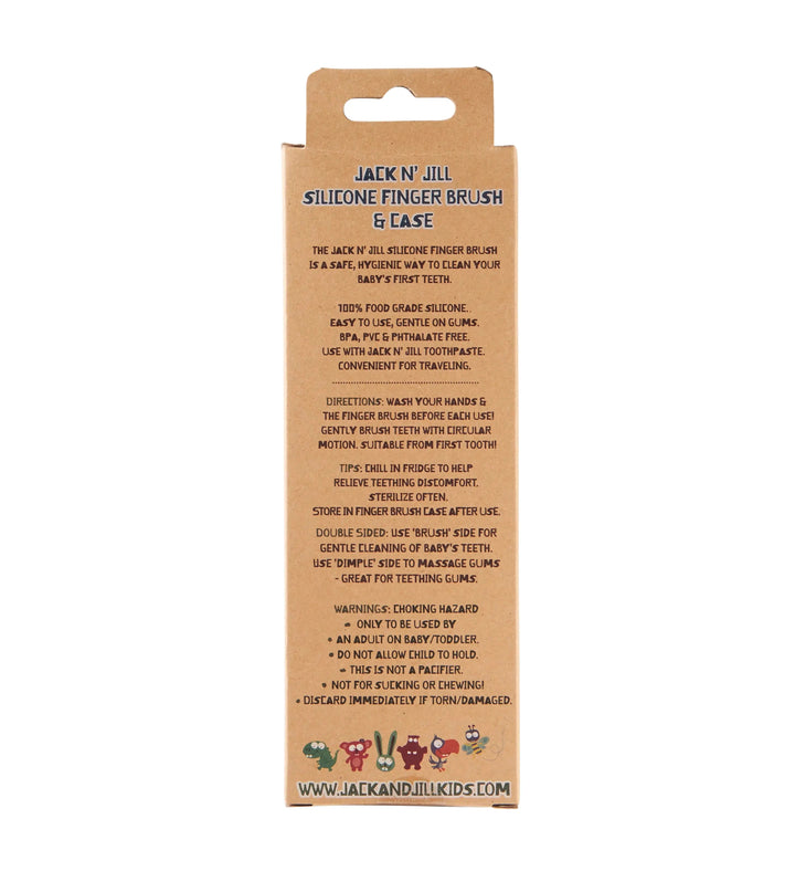 Baby Silicone Finger Toothbrush Default Title CHILD &amp; BABY CARE JACK N&