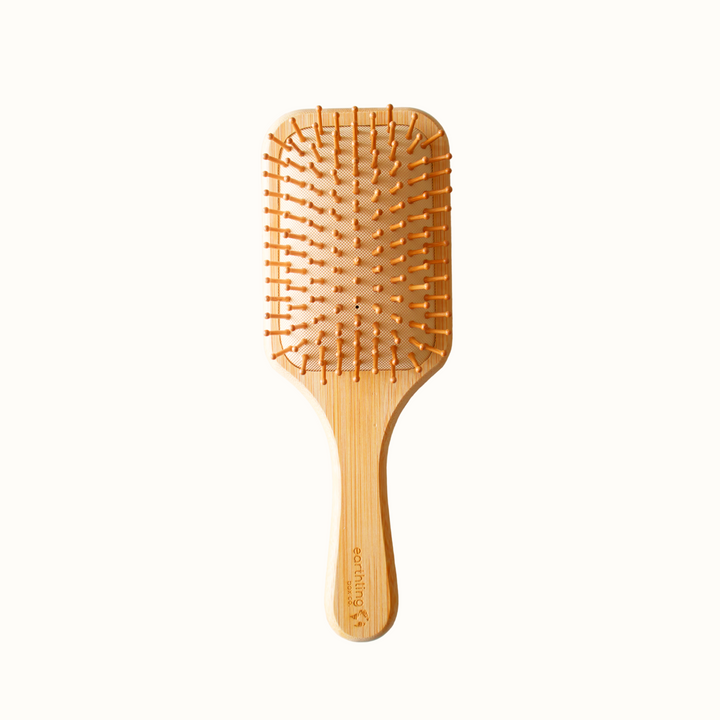 Vegan Bamboo Bristle Paddle Hair Brush