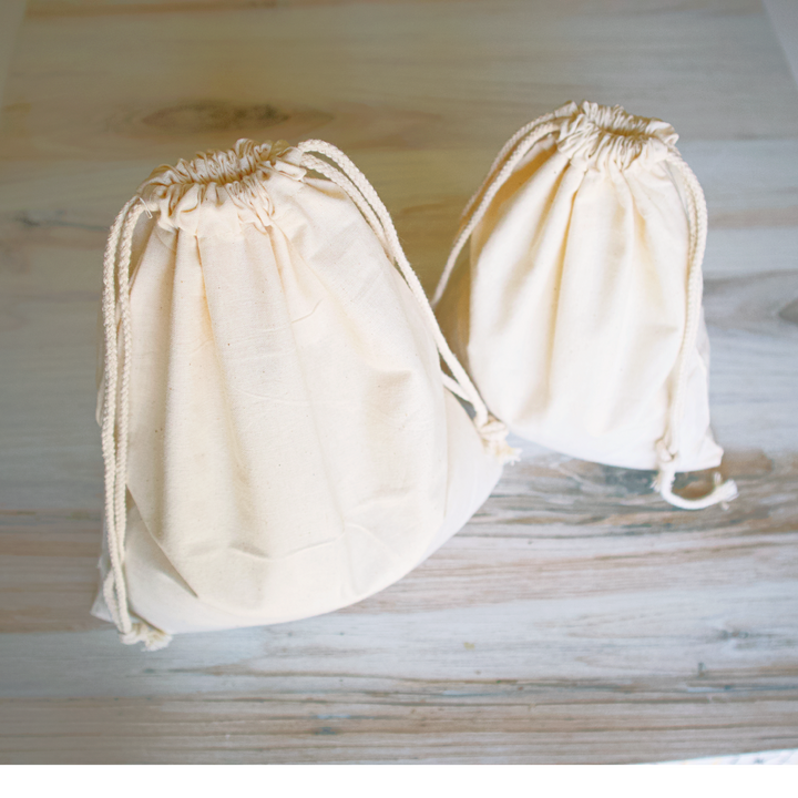 Organic Cotton Reusable Produce Bags, 4 Ct.