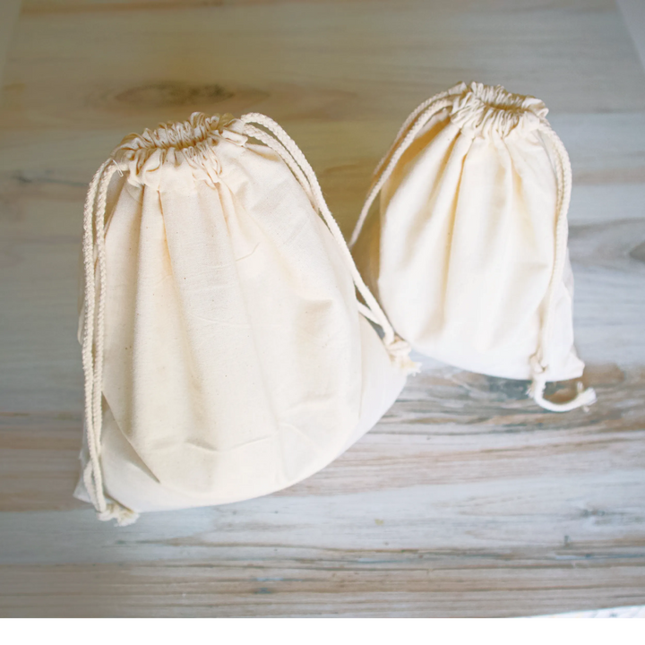 Cotton Produce Bag Set of Four