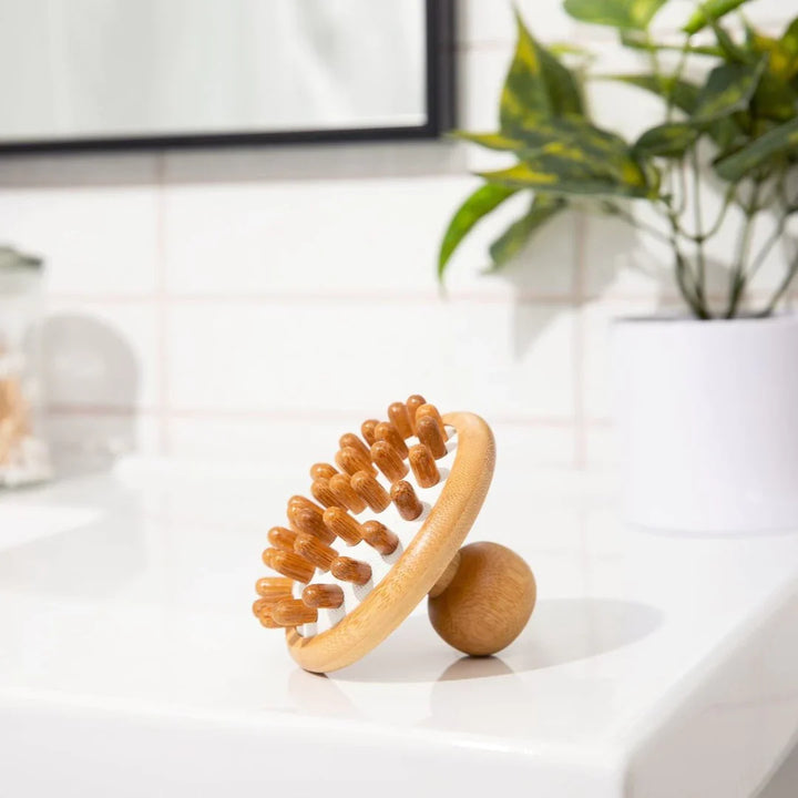 Biodegradable Bamboo Scalp Massager, 4" x 3.5"