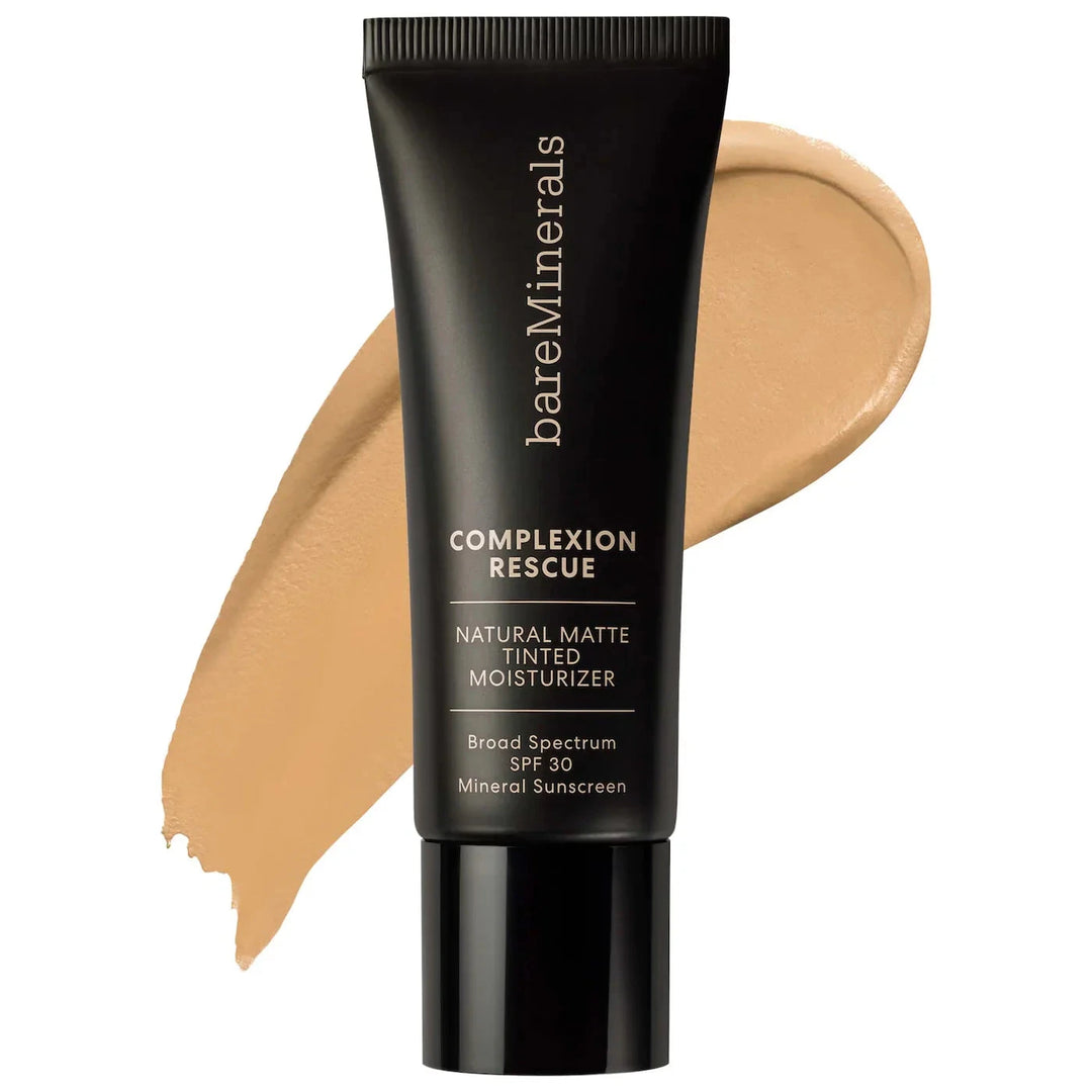 bareMinerals Complexion Rescue® Natural Matte Tinted Moisturizer Mineral SPF 30 Opal 01  Nava Beauty Solar &amp; Sprout