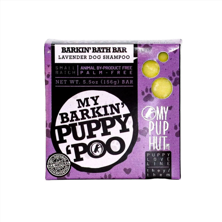 Cold-Process Lavender Castile Dog Shampoo Bar, 5.5 oz.