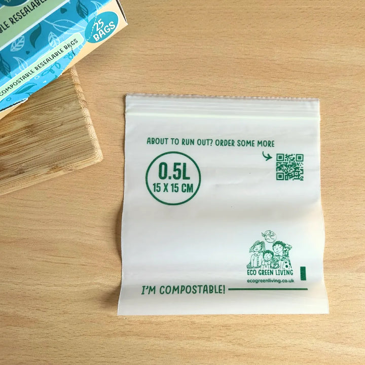 Compostable Resealable Food Bags