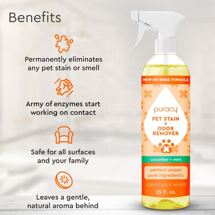 Plant-Based Enzyme Pet Stain &amp; Odor Remover, 10-in-1