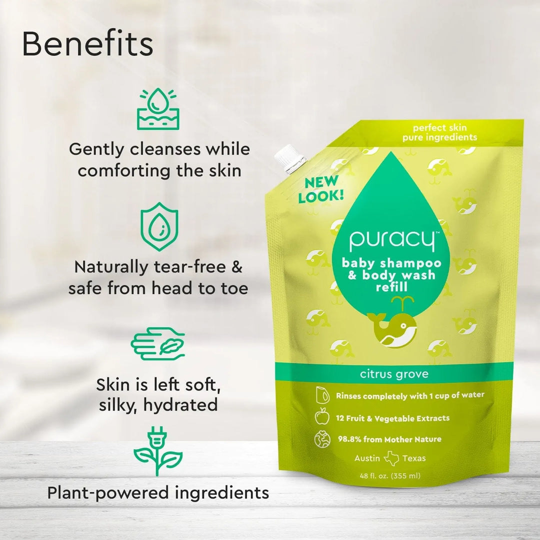 Citrus Baby Shampoo Body Wash