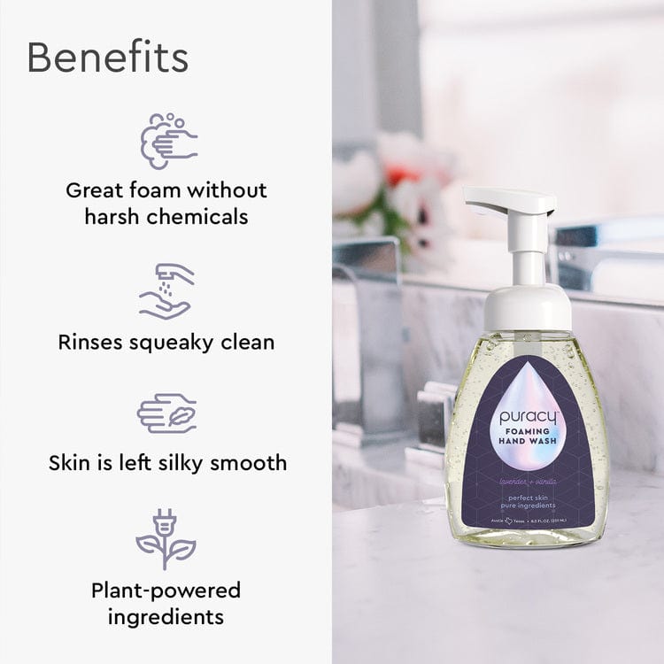 Biodegradable Plant-Based Foaming Hand Soap, 12 oz.
