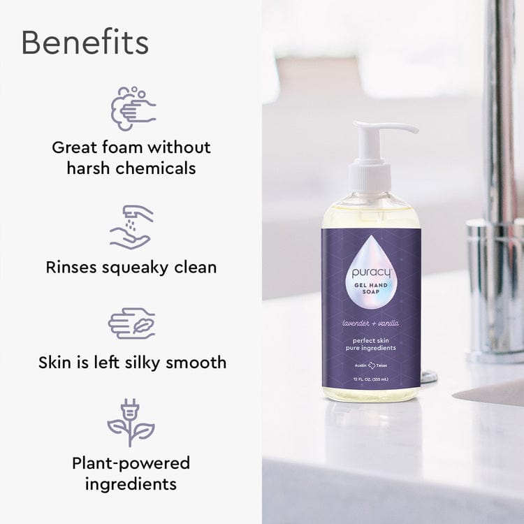 Plant-Based Gel Hand Soap, SLES-Free Body Care
