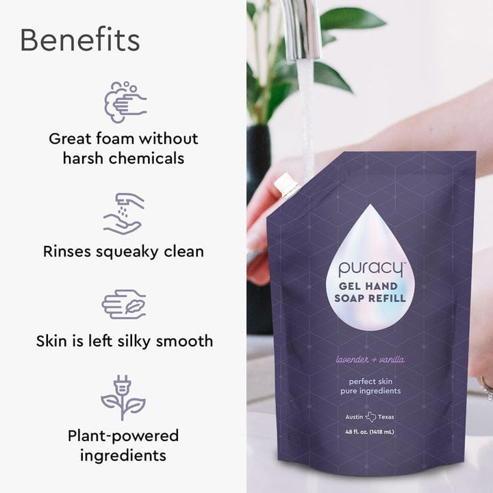 Plant-Based Gel Hand Soap, SLES-Free Body Care