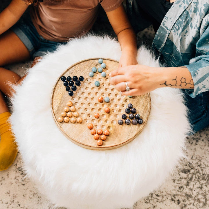 Handcrafted Star Chinese Checkers Board Game