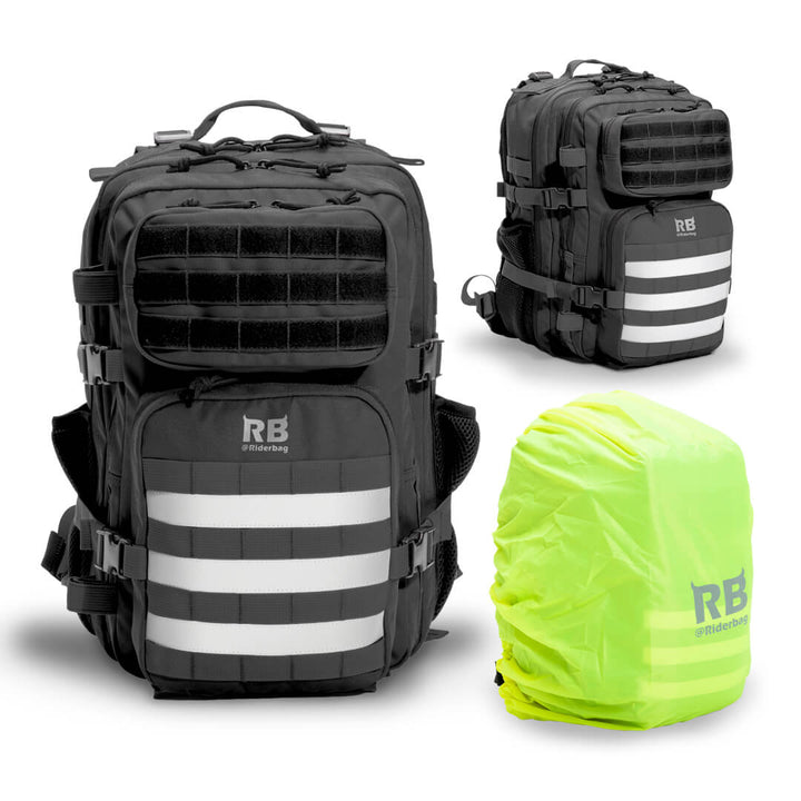 RPET 900D Tactical Military Backpack 30L, Black