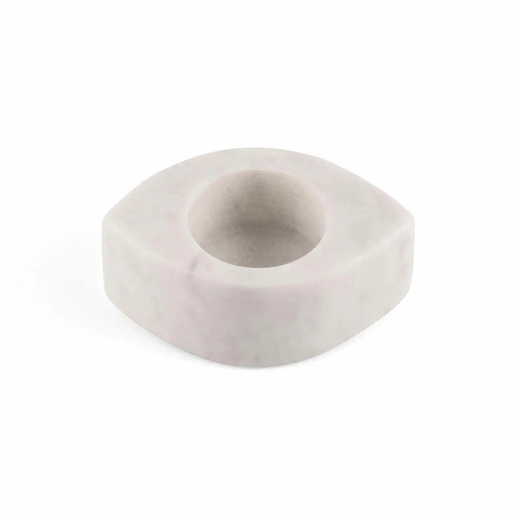 Handcrafted Agra Marble Tea Light Decor Set, 2 Ct.