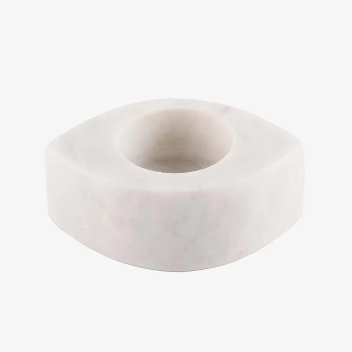 Handcrafted Agra Marble Tea Light Decor Set, 2 Ct.