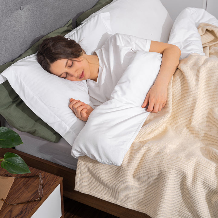 Organic Cotton Rib Weave Throw Blanket, All-Season