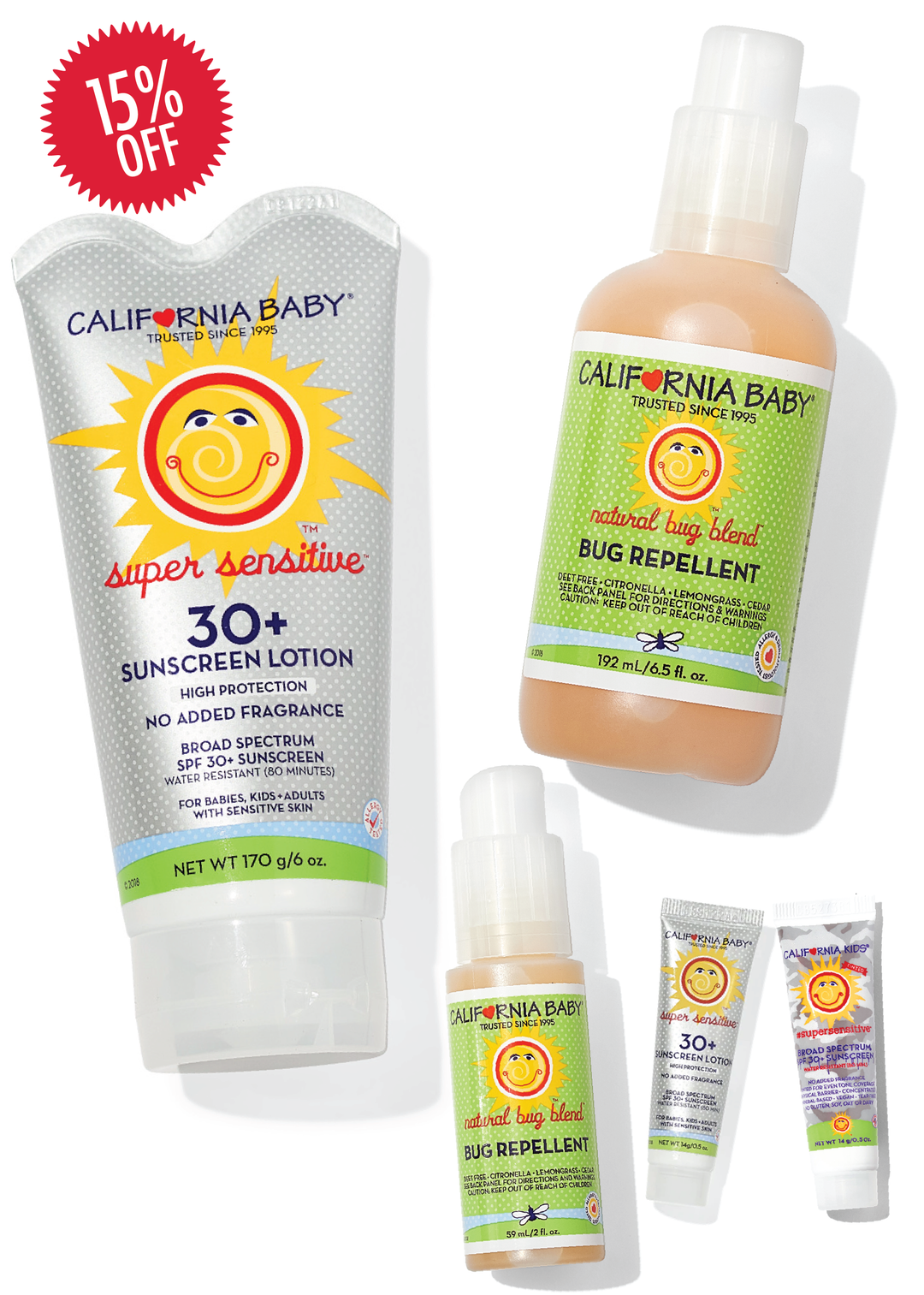 Non-Toxic Mineral SPF &amp; DEET-Free Bug Spray Bundle