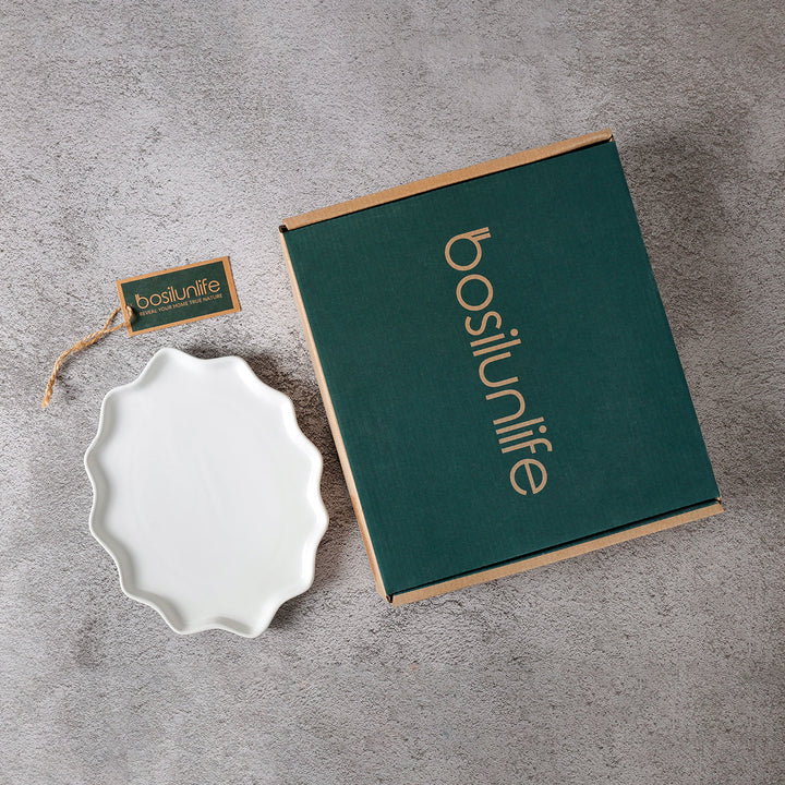 Recycled Ceramic Dinner Plates, 4 Ct.