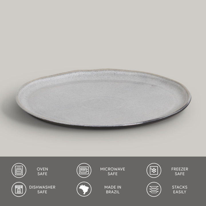Non-Toxic Porcelain Dessert Dinnerware Set, 6 Ct.
