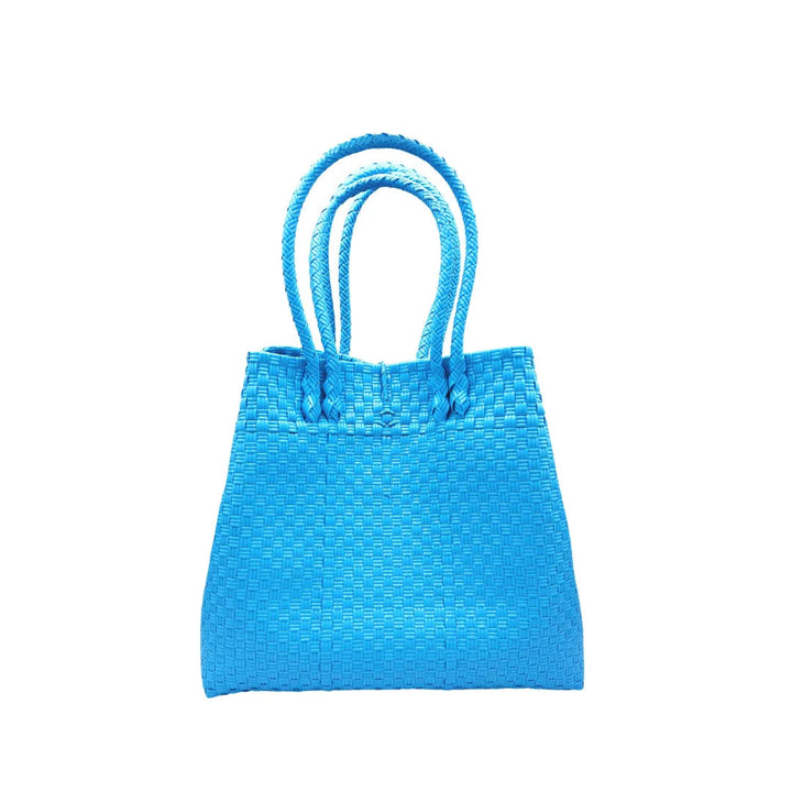 Handwoven Recycled Plastic Maxi Tote, 13.5" x 14"