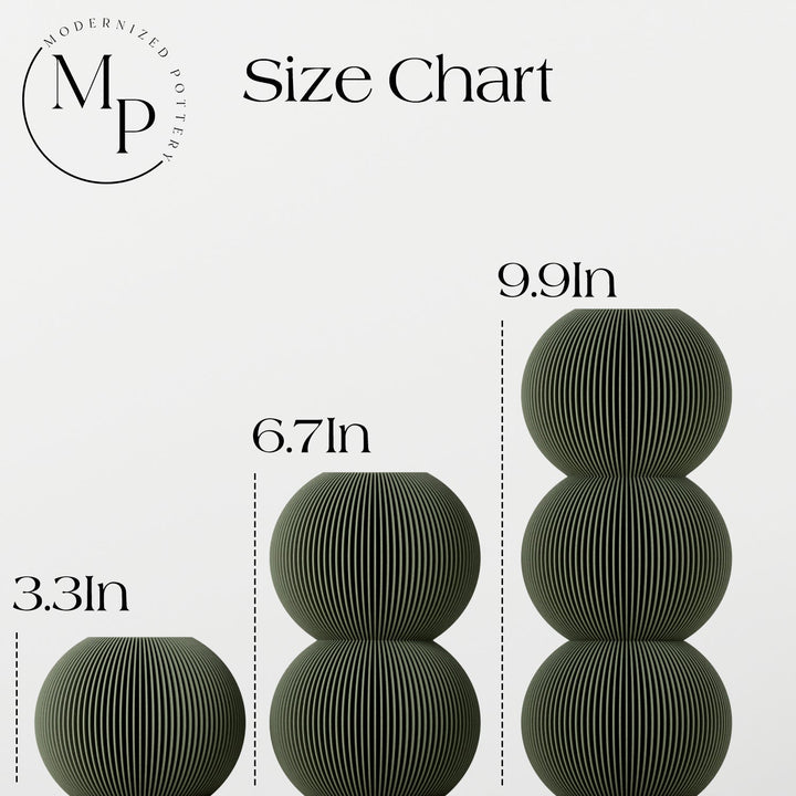 Biodegradable BioPlastic Bubble Vase Decor, 3 Ct.