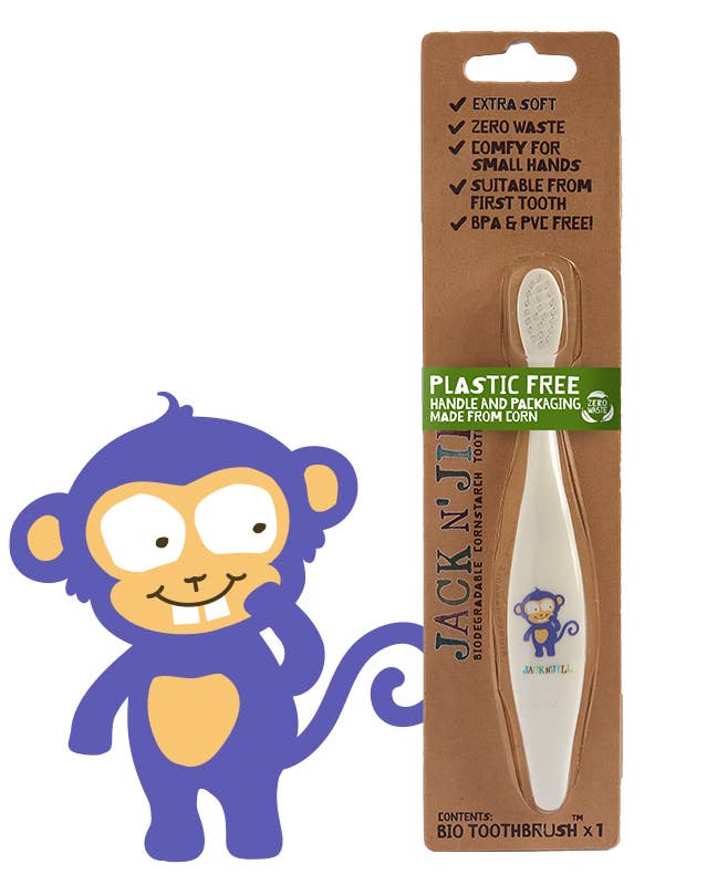 Biodegradable Cornstarch Kids Oral Care Toothbrush