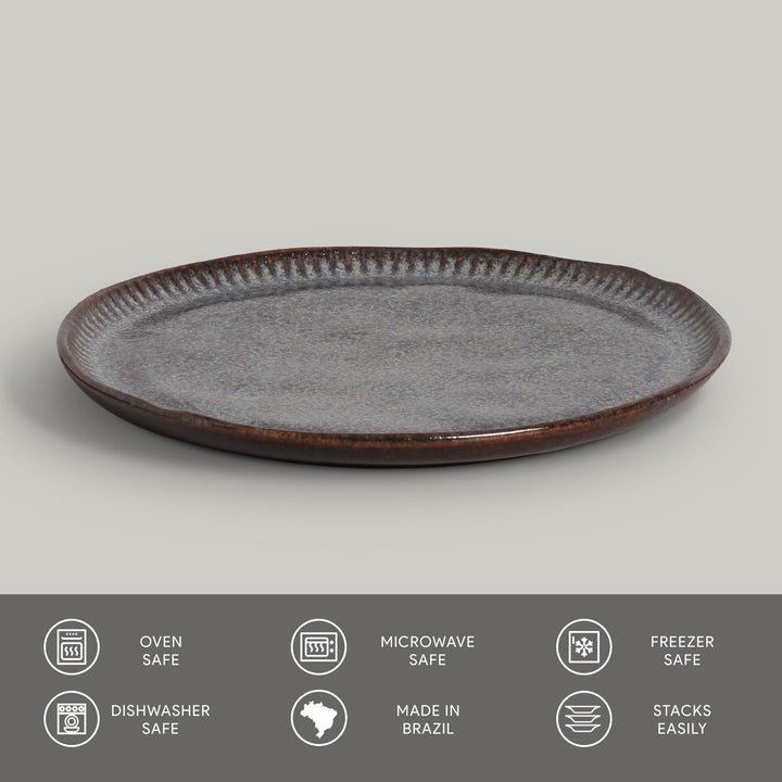 Non-Toxic Porcelain Dessert Dinnerware Set, 6 Ct.