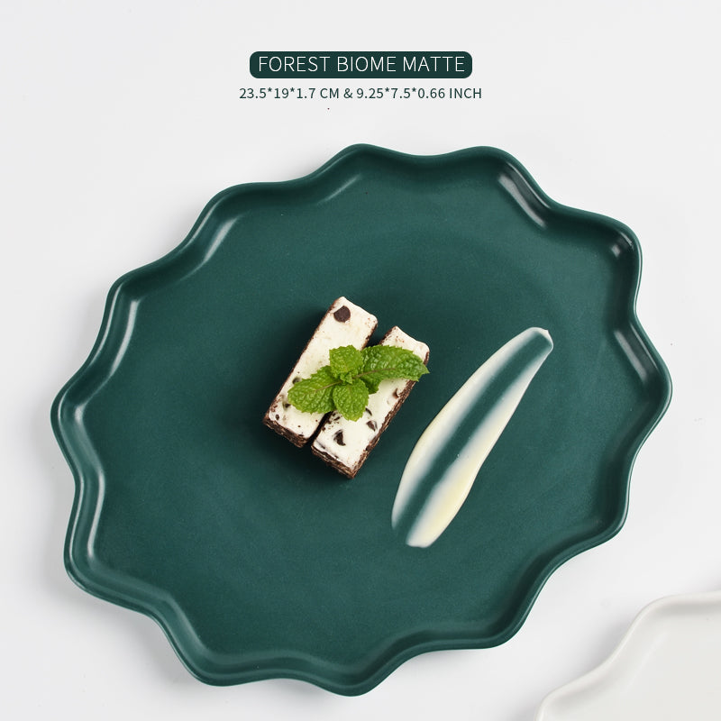 Recycled Ceramic Dinner Plates, 4 Ct.