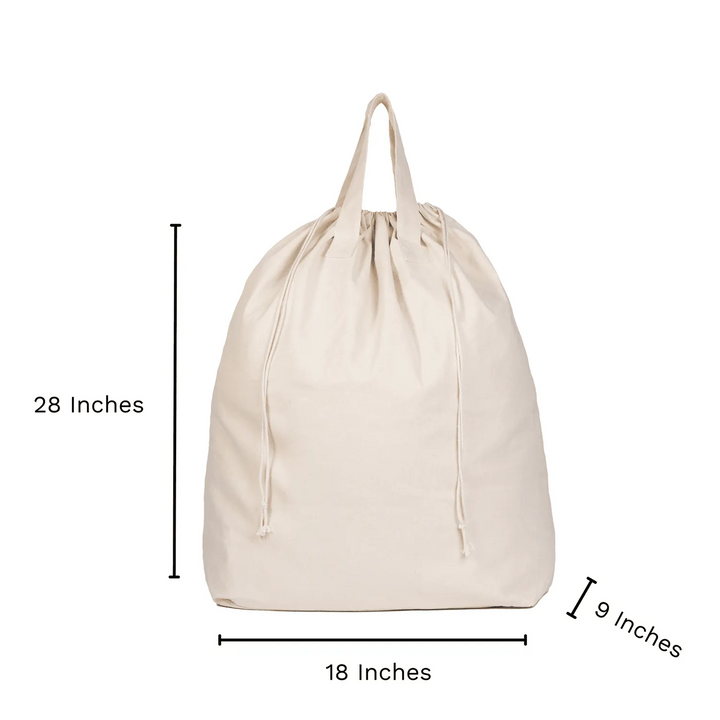 Canvas Laundry Bag With Handles