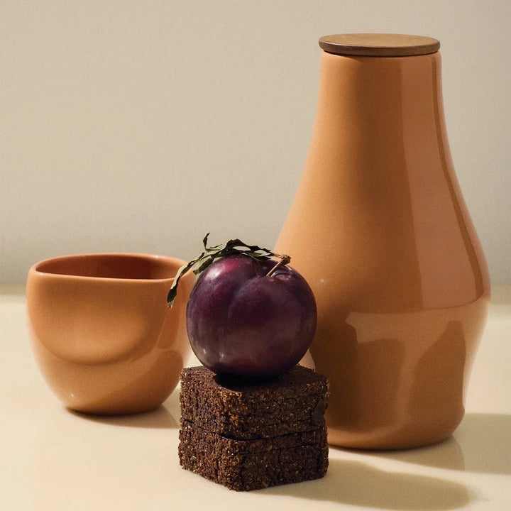 Carafe &amp; Cup Gift Set Charcoal SERVEWARE FORS STUDIO Solar &amp; Sprout