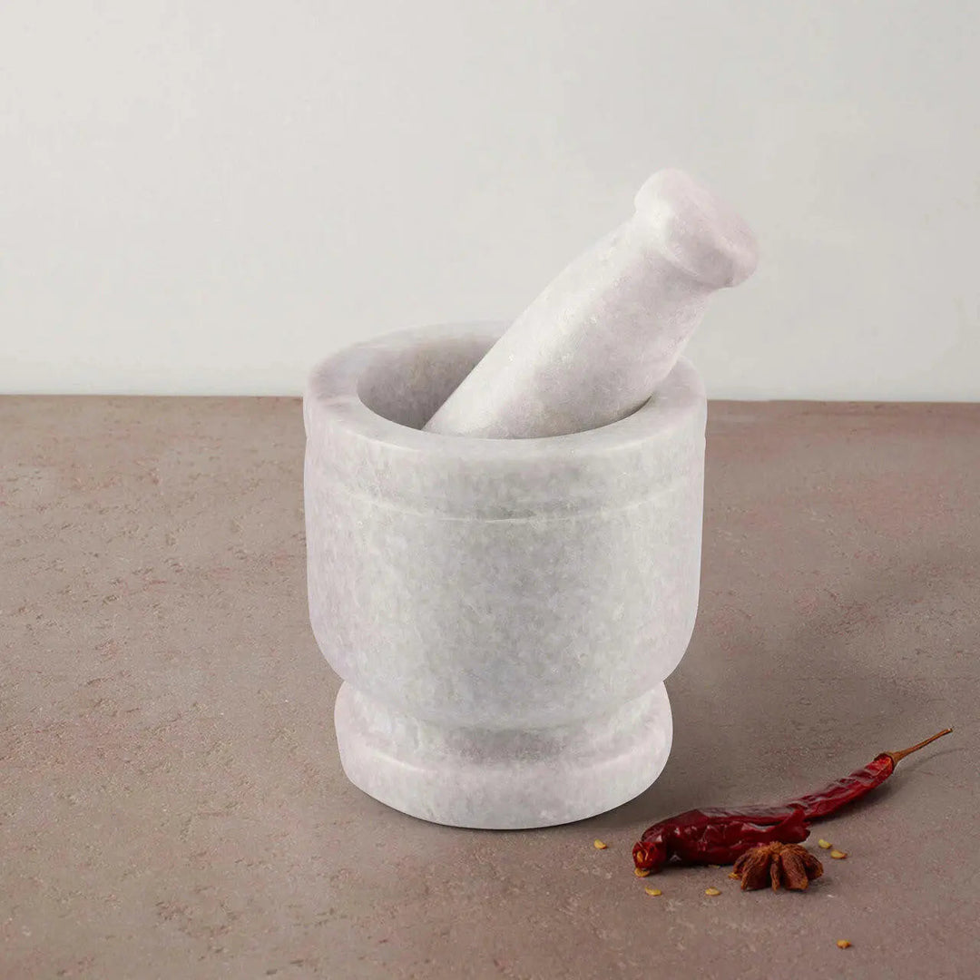 Handcrafted Marble Mortar &amp; Pestle Set, 2 Ct.