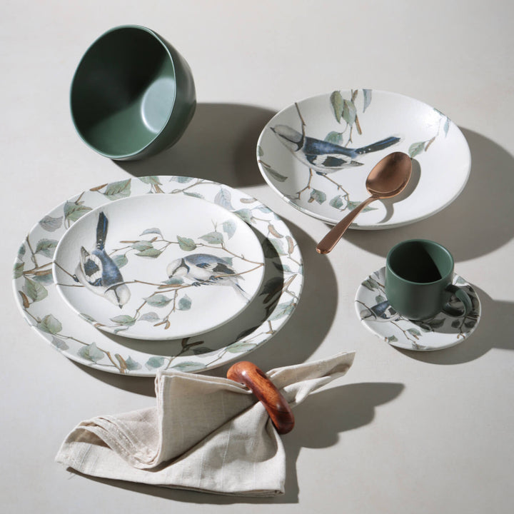Non-Toxic Porcelain Dessert Dinnerware Set, 6 Ct.