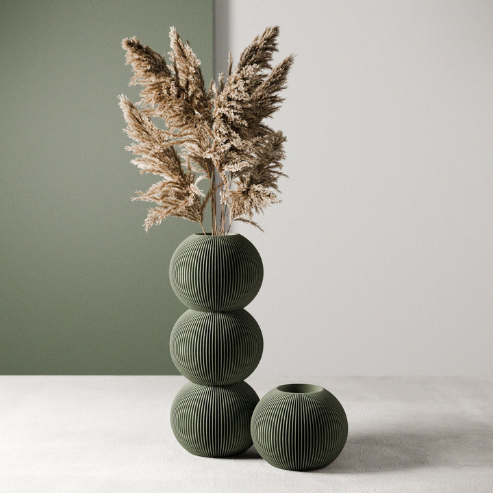 Biodegradable BioPlastic Bubble Vase Decor, 3 Ct.