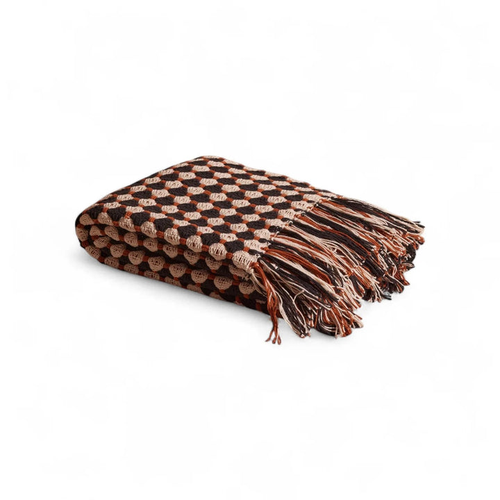 Handcrafted Organic Cotton Flatweave Throw, 60" x 50"