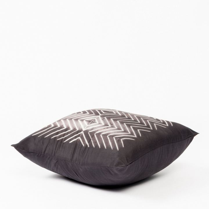 Handcrafted Shibori 60GSM Silk Throw Pillow, 20"