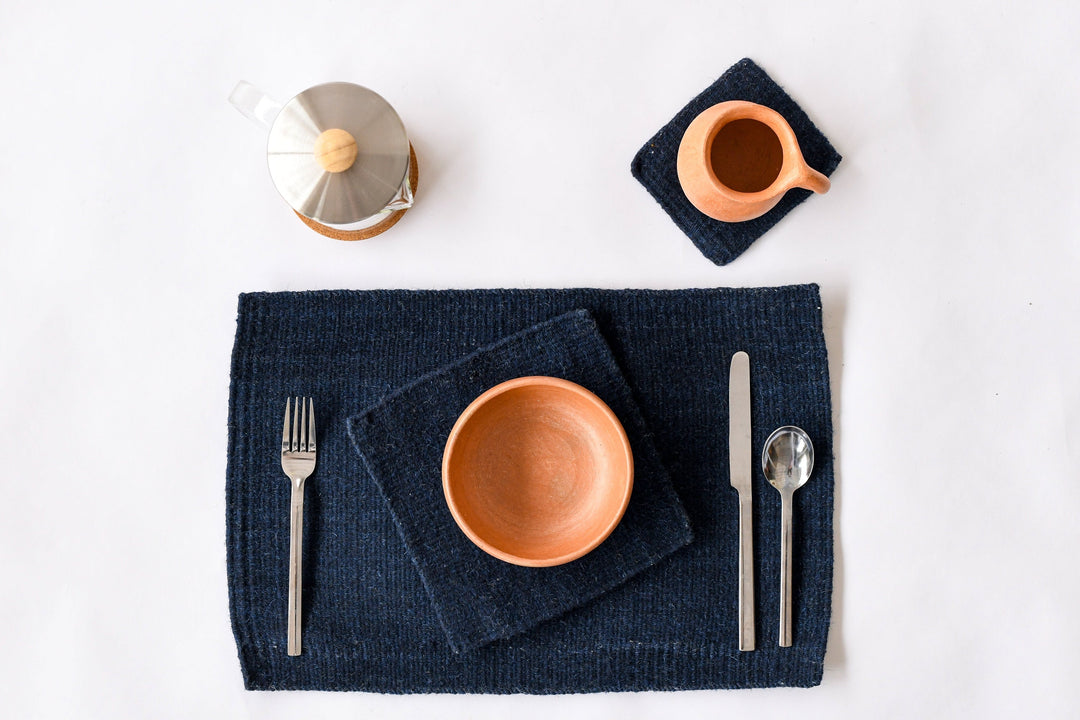Handwoven Wool Table Linens 18" x 12", 2 Ct.