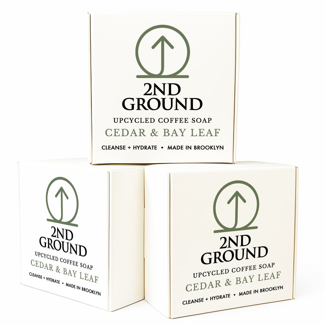 Upcycled Coffee Ground Exfoliating Bar Soap, 3 Ct.