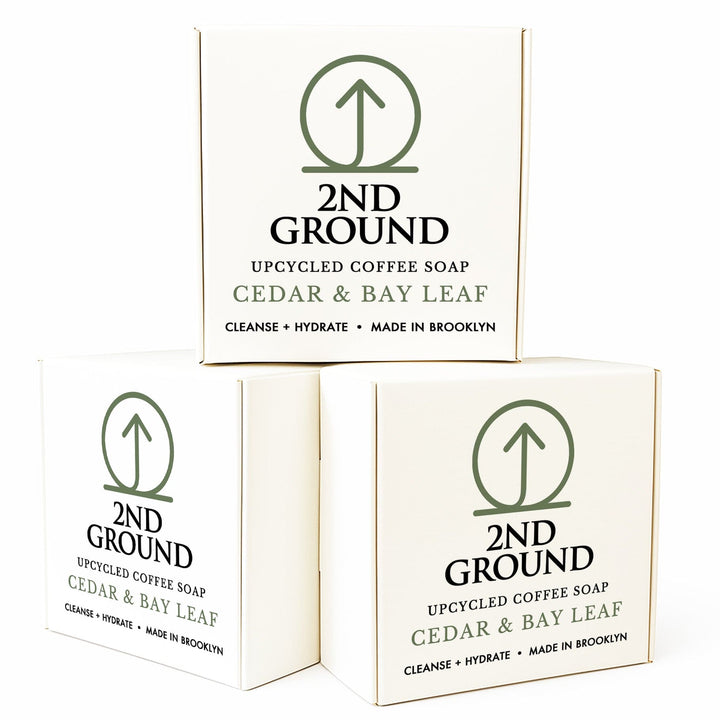 Upcycled Coffee Ground Exfoliating Bar Soap, 3 Ct.