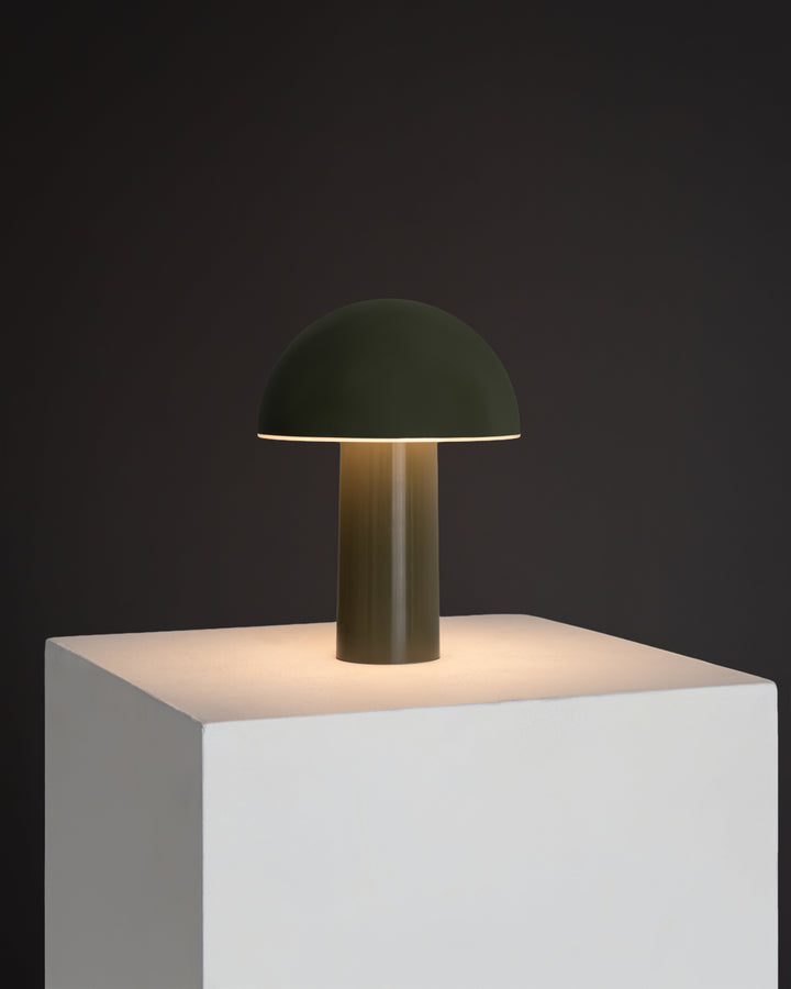 Cordless Touch Dimmer Mushroom Lamp, USB-C