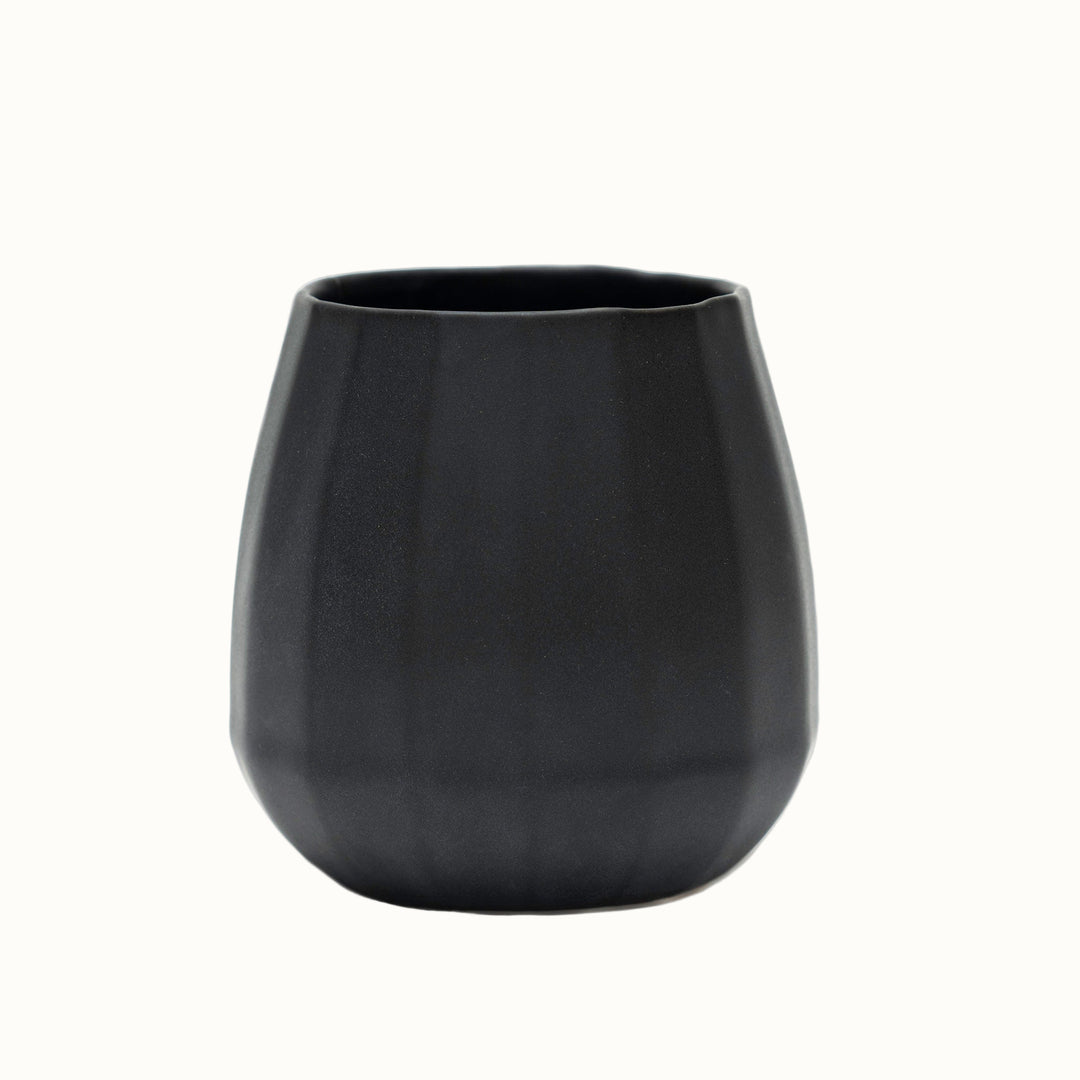 Handcrafted Lead-Free Porcelain Stemless Wine Cup