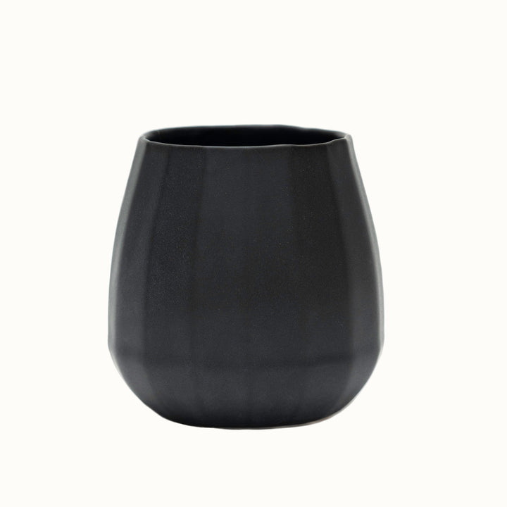 Handcrafted Lead-Free Porcelain Stemless Wine Cup