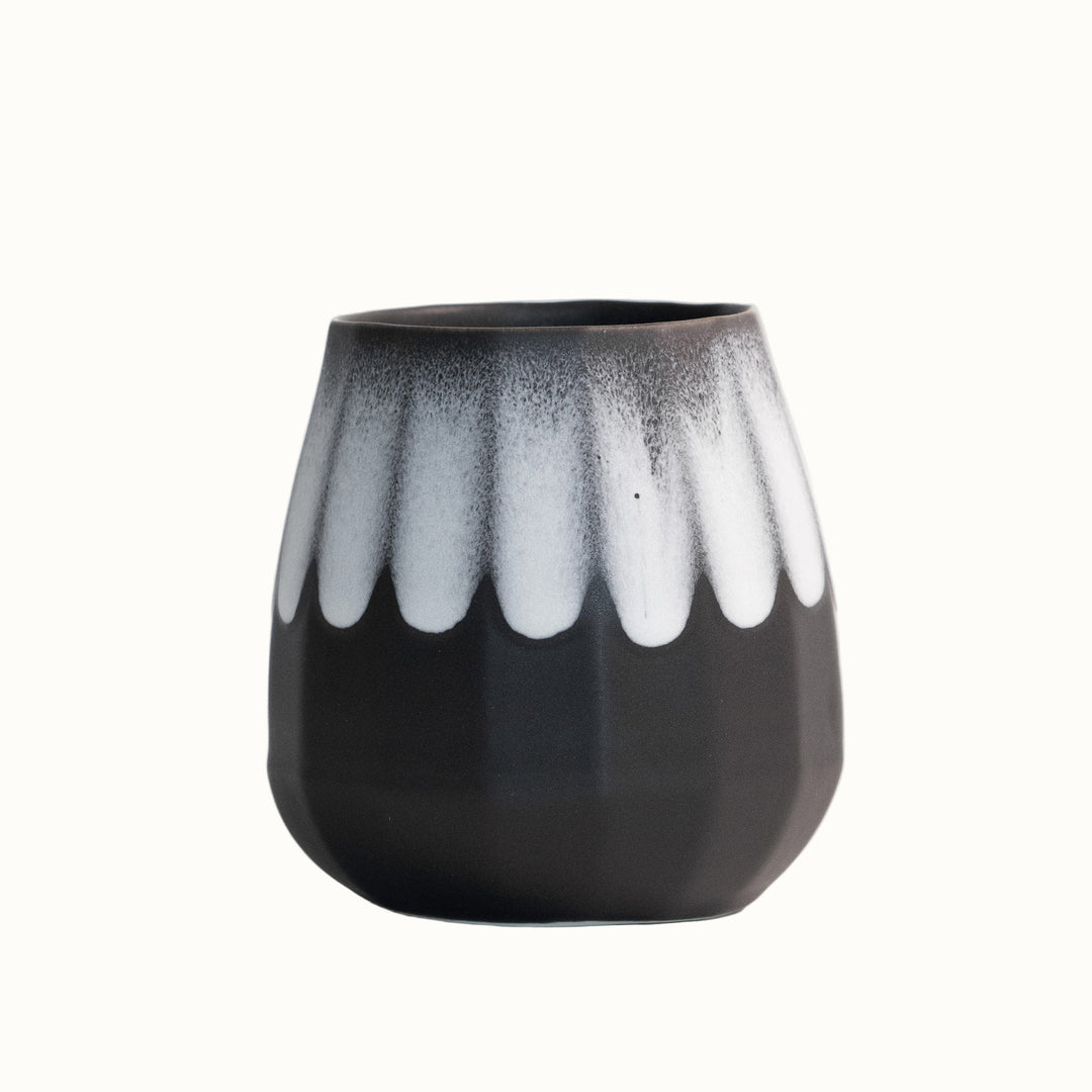 Handcrafted Lead-Free Porcelain Stemless Wine Cup