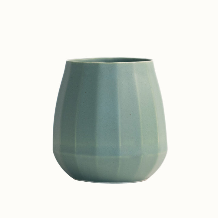 Handcrafted Lead-Free Porcelain Stemless Wine Cup