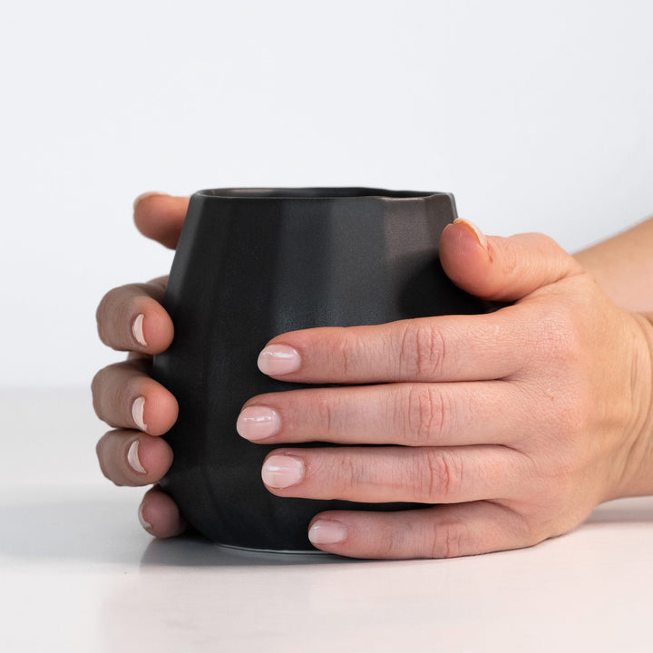 Handcrafted Lead-Free Porcelain Stemless Wine Cup