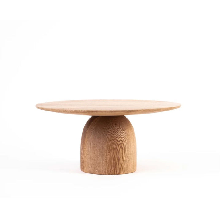 Handcrafted Rosa Morada Wood Cake Stand, 13.75"